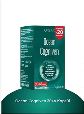 OCEAN COGNİVEN 30+6 KAPSÜL - %20 DAHA FAZLA ETİKETLİ