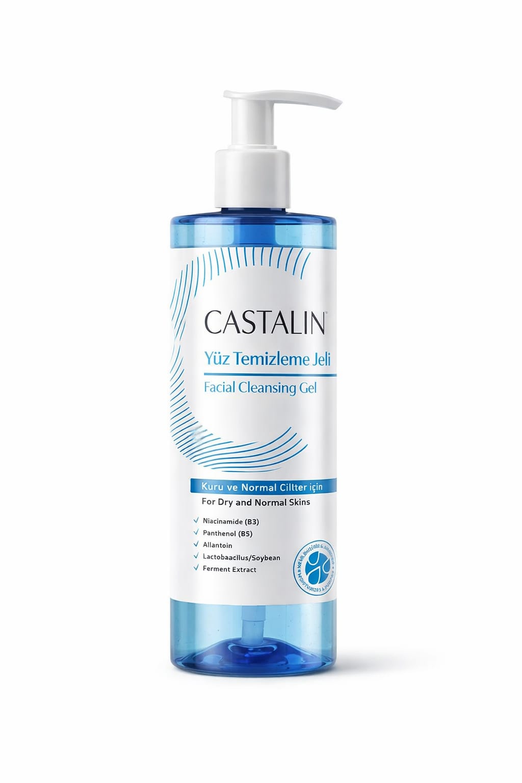 CASTALİN YÜZ TEMİZLEME JELİ ( KURU VE NORMAL CİLTLER İÇİN )