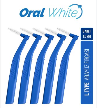 ORAL WHİTE CLEANİNG PRO MAVİ ARAYÜZ FIRÇASI 1.0 MM 5 ADET