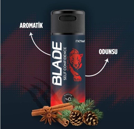 BLADE SELF CONFİDENCE SPREY DEODORANT 150 ML