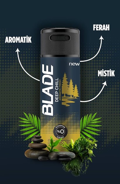 BLADE DEEP CHİLL ERKEK DEODORANT 150 ML