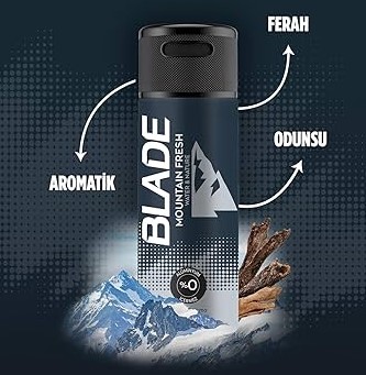 BLADE MOUNTAİN FRESH SPREY DEODORANT 150 ML
