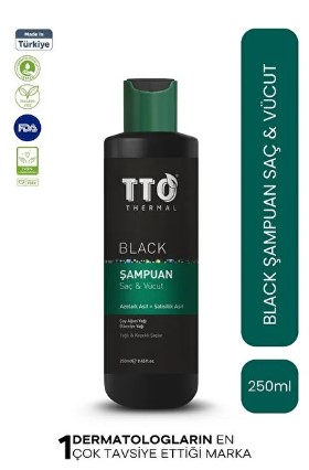 TTO BLACK ŞAMPUAN 250 ML